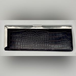 Abbacino Clutch (Leather & Stainless Steel)